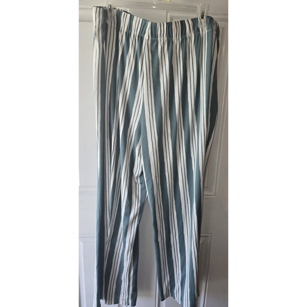 Honeydew Intimates Green Striped  Pajama Pants Size 1X/2X
